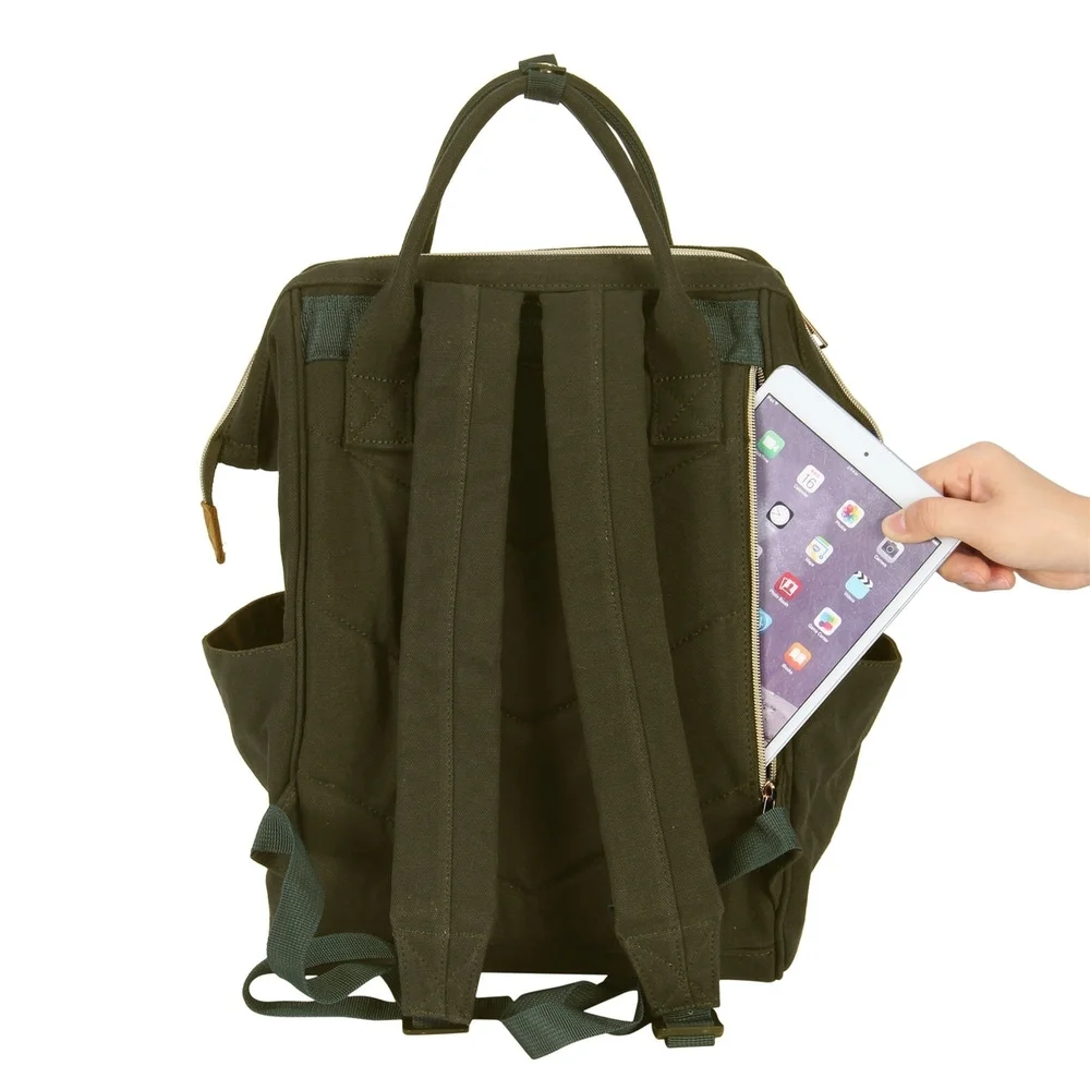 Veegul Army Green Stylish Multipurpose Single Pocket Backpack Handbag Medium
